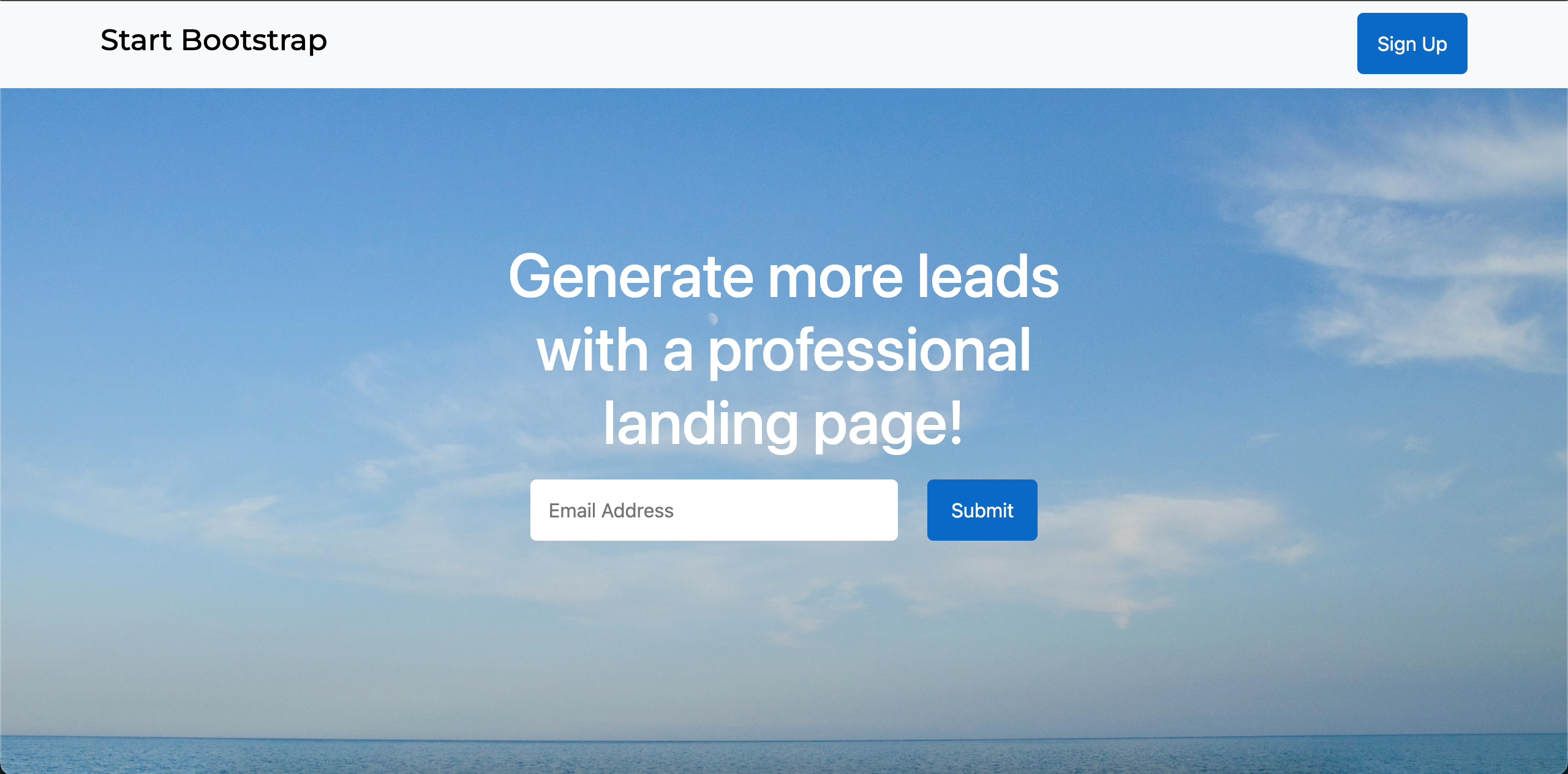 Landing Page