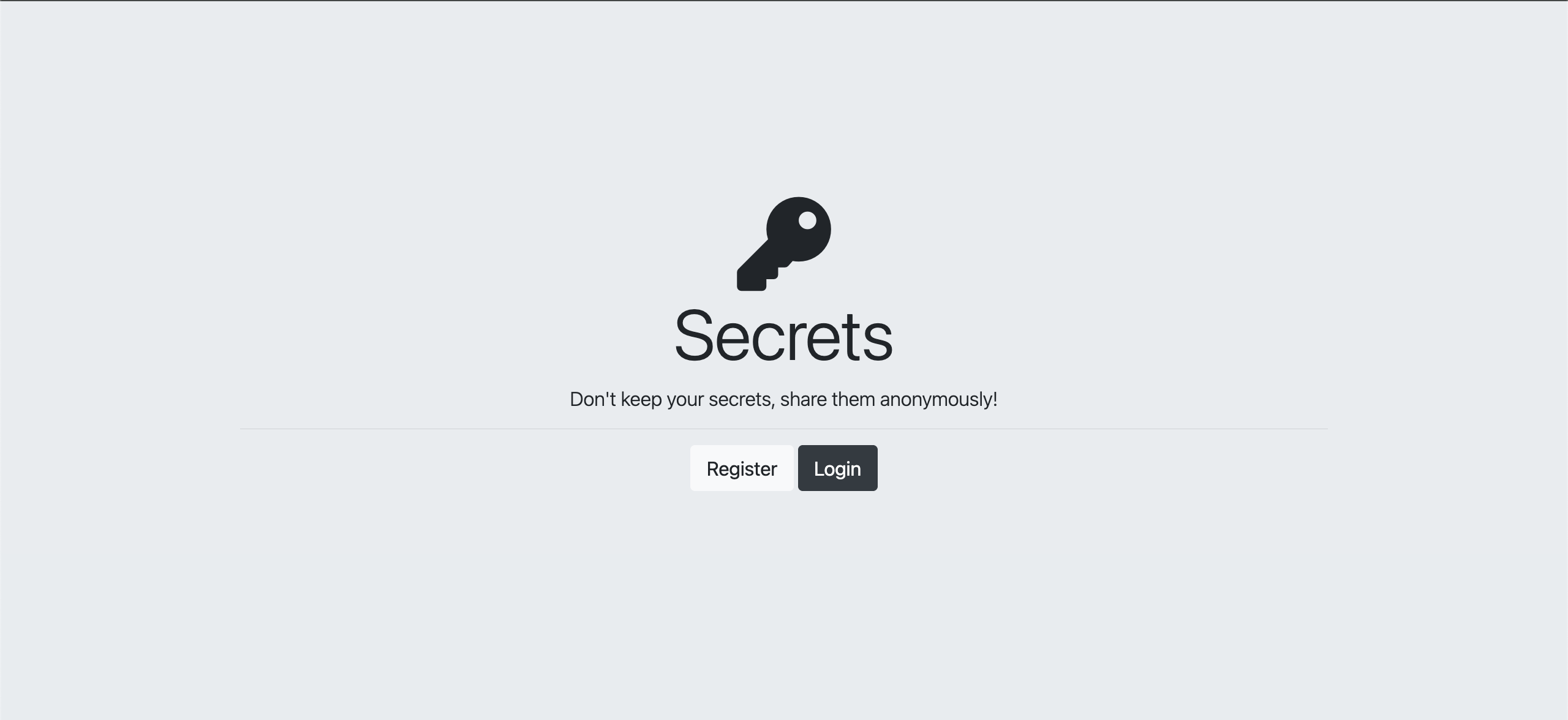 Secrets App